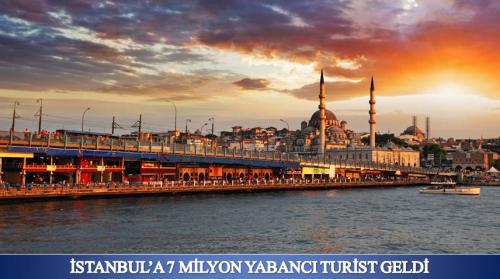 stanbula 7 Milyon Yabanc Turist Geldi 